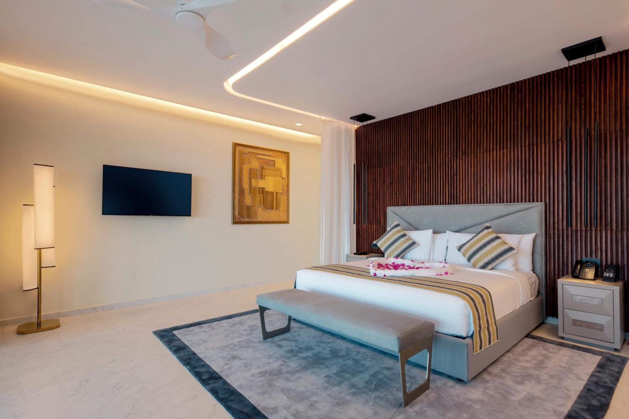 The Mora Zanzibar Hotel Matemwe  Kültér fotó A bedroom at the hotel