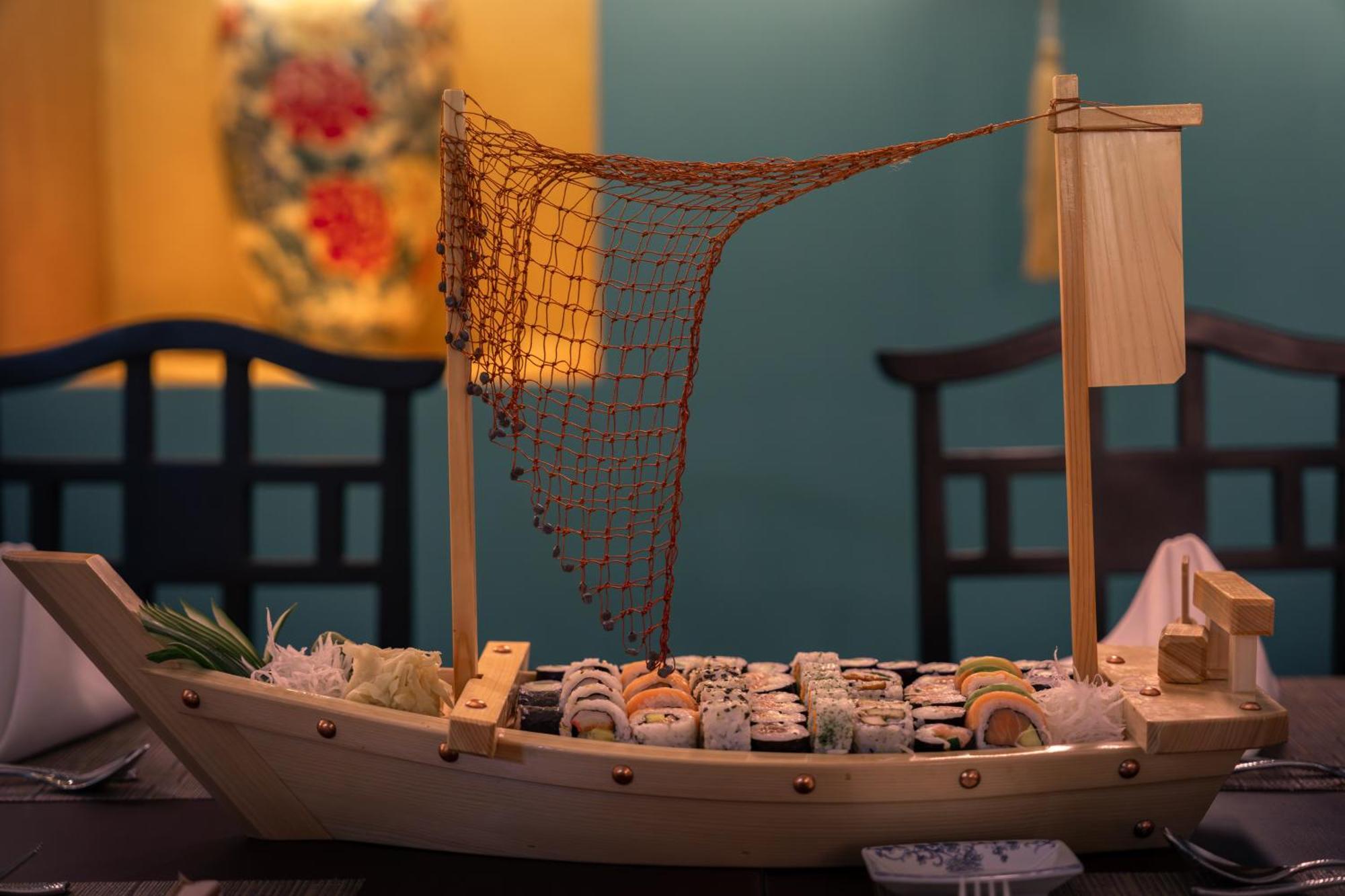 The Mora Zanzibar Hotel Matemwe  Kültér fotó Sushi boat
